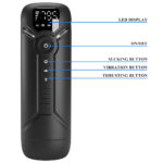 Masturbador Multifuncional Aetolia Pretty Love – Vibração, Sucção e Movimento Automático com Tela LED