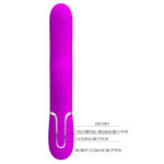 Vibrador de Ponto G com multi funções- PRETTY LOVE