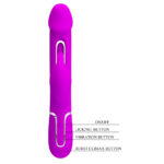 Vibrador Pretty Love Ponto G 3 em 1 – Vibrador e Estimulador Clitoriano