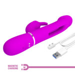 Vibrador Pretty Love Ponto G 3 em 1 – Vibrador e Estimulador Clitoriano