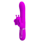 Vibrador Ponto G 4 em 1 Pretty Love – Vibração, Vai e Vem, Pulsação e Esferas Internas