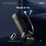 Masturbador Multifuncional Aetolia Pretty Love – Vibração, Sucção e Movimento Automático com Tela LED