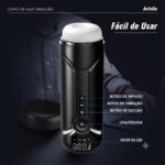 Masturbador Multifuncional Aetolia Pretty Love – Vibração, Sucção e Movimento Automático com Tela LED