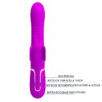 Vibrador Ponto G 4 em 1 Pretty Love – Vibração, Vai e Vem, Pulsação e Esferas Internas