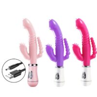 Jelly - Vibrador de Ponto G e Clitóris Recarregável 3 em 1 Jelly - Vibrador de Ponto G e Clitóris Recarregável 3 em 1