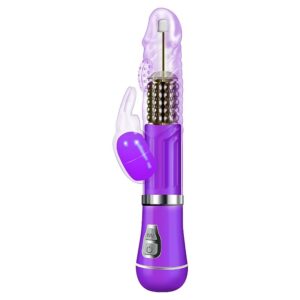 Vibrador Rotativo de Coelho À Pilha