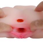 Masturbador Masculino 12,0 x 7,5cm - Formato Bunda com Vagina e Ânus
