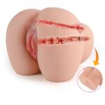 Masturbador Masculino Pequeno Vagina e Ânus Vibrador e Hímen