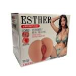 Masturbador Masculino Pequeno Vagina e Ânus Vibrador e Hímen
