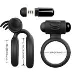 S-Hande Nightcrawler - Anel Peniano Duplo com Vibro