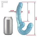 Strapless Dildo Realístico Curvado - 23,0cm x 3,8cm