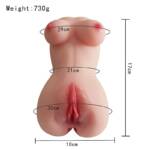 MiniForm – Masturbador Masculino Mini Corpo com Entrada Vaginal