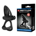 Anel Peniano Duplo com Vibrador Pretty Love