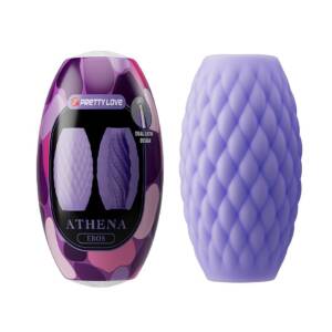 Pretty Love Eros / Roxo  - Masturbador Masculino Egg Vazado