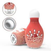 S-Hande Happy Bowling - Masturbador Masculino Egg em Formato de Boliche S-Hande Happy Bowling - Masturbador Masculino Egg em Formato de Boliche