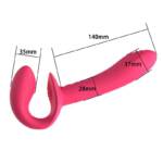 PulseG Remote – Vibrador de Ponto G Strapless com Controle Remoto