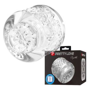 Pretty Love Crystle 2 - Mini Masturbador em Formato de Egg Vazado