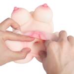 DuoForm Plus – Masturbador Masculino Mini Corpo com Entrada Vaginal e Anal