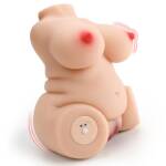 PulseForm – Masturbador Masculino Médio Corpo com Vagina, Ânus e Vibrador