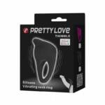 Pretty Love Thimble - Anel Peniano Silicone Flexível  com Vibrador