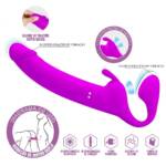 Pretty Love Zanini - Strapless Vibrador de Ponto G e Clitóris com Tapping 4.0 x 28.3cm
