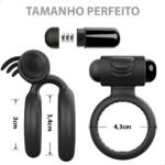 S-Hande Nightcrawler - Anel Peniano Duplo com Vibro