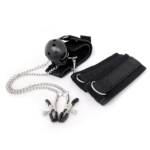 Kit de Bondage - Mordaça e Prendedor de Mamilos Youvibe