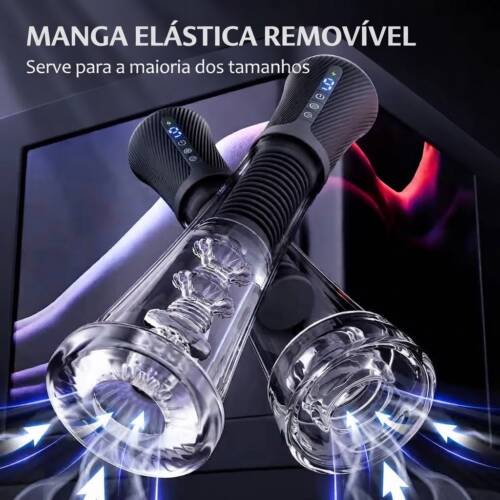 VacuFlex Pro — Bomba Peniana Automática com Vibração e Sucção a Vácuo
