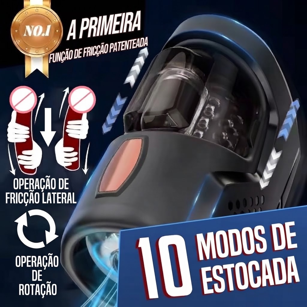 FlexPulse — Masturbador Automático com Vibração e Sucção Ajustável