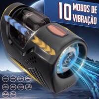 FlexPulse — Masturbador Automático com Vibração e Sucção Ajustável