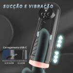 TurboSuck – Masturbador Lanterna com Sucção, Vibração e Modo Turbo