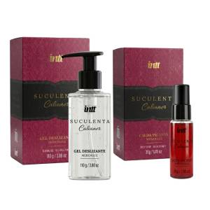 Kit Sensações Suculentas Calianer - Gel Deslizante + Calda Picante