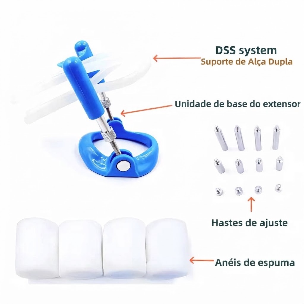 Size Master Extender — Extensor Peniano com Suporte Ajustável e Alça Dupla
