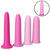 Kit Dilatador Vaginal Reto em Silicone com 4 Tamanhos Progressivos Kit Dilatador Vaginal Reto em Silicone com 4 Tamanhos Progressivos