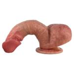 Pênis Realístico em Silicone Líquido com Ventosa 17,0 x 4,0 cm