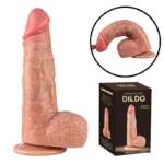 Pênis Realístico com Ventosa Silicone Líquido - 19,0 x 4,4 cm
