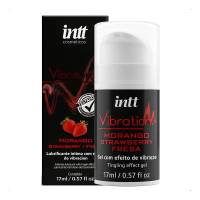 Vibration Sabor Morango Gel Para Massagem Corporal 17g Intt Vibration Sabor Morango Gel Para Massagem Corporal 17g Intt