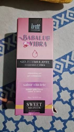 Click to view full screen Babalub Vibra Hot 15G Intt - Lubrificante Babalub Sabor Chiclete photo review