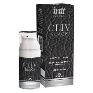 Cliv Black Intt - Gel Facilitador Anal com Ácido Hialurônico e Mentol 17g