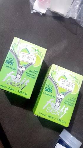 Click to view full screen Fruit Sexy Intt Gel Beijável Sabor Caipirinha 40ml photo review