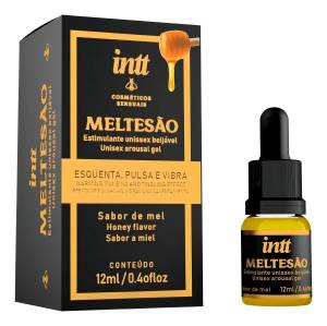 Intt Meltesão - Estimulante Unissex Beijável Esquenta, Pulsa e Vibra
