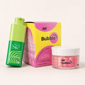 Kit Intt Bubble Vibes 3 em 1 e Pico Pulse Menta Gel Sugador