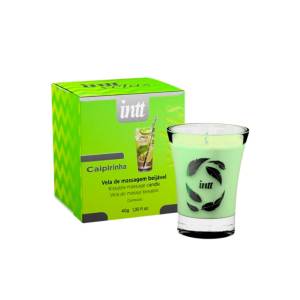 Vela de Massagem Beijável e Sexo Oral Intt - Aroma Caipirinha 40g