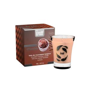 Vela de Massagem Beijável e Sexo Oral Intt - Aroma Chocolate 40g