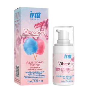 Vibration Sabor Algodão Doce Gel Excitante Que Vibra Power 17ml Intt