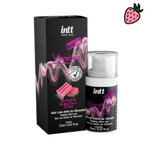 Vibration Power Chiclete Intt - Gel 17ml - Gel Extra Forte Vibra Aquece E Lubrifica