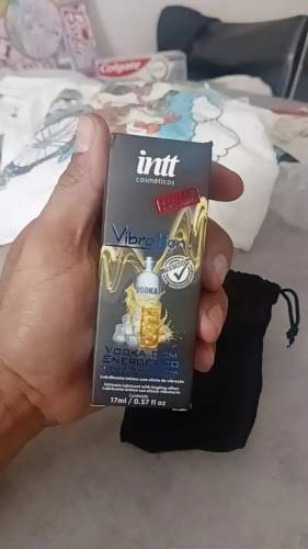 Click to view full screen Vibration Power Vodka Com Energético 17ml Intt - Gel Extra Forte Vibra Aquece E Lubrifica photo review
