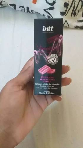Click to view full screen Vibration Power Chiclete Intt - Gel 17ml - Gel Extra Forte Vibra Aquece E Lubrifica photo review