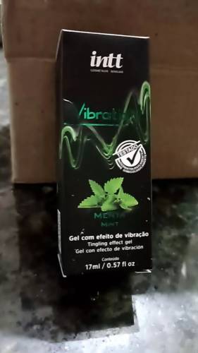 Click to view full screen Vibration Menta Gel 17ml Intt - Gel Extra Forte Vibra Aquece E Lubrifica photo review